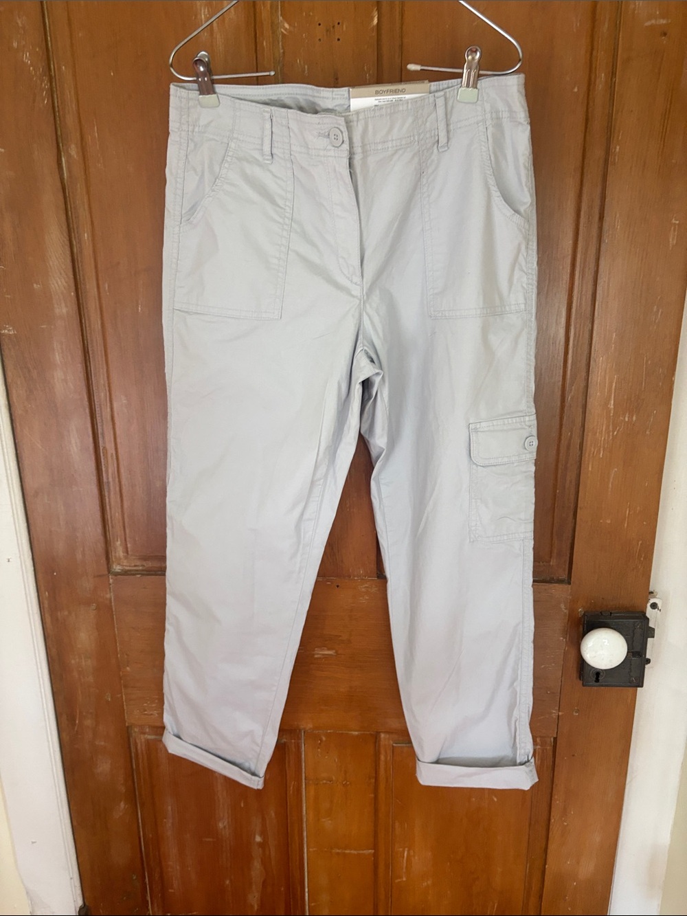 Liz Claiborne Light Gray Men's Cargo Pants